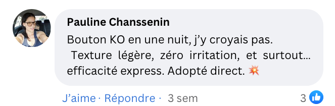 Commentaire Instagram