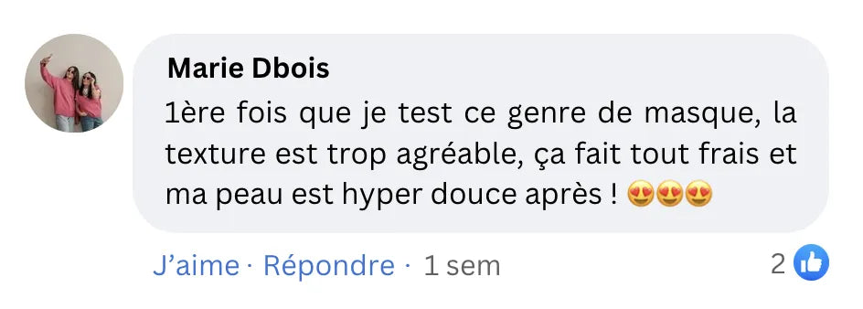 Commentaire Instagram